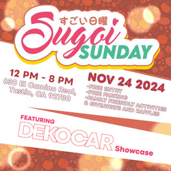 DEKOCAR Showcase x SUGOI SUN - Nov 24th Auto Registration